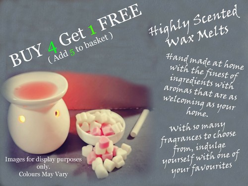 High scent wax mini hearts - high,